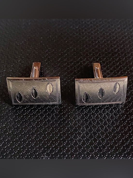 Other - Vintage men’s brushed Sterling Silver cufflinks